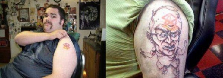 Illustration de l'article : Top 8 tattoo fails that were covered up the best! The work of a true artist!