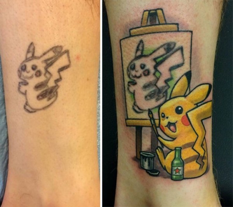 Illustration de l'article : Top 8 tattoo fails that were covered up the best! The work of a true artist!
