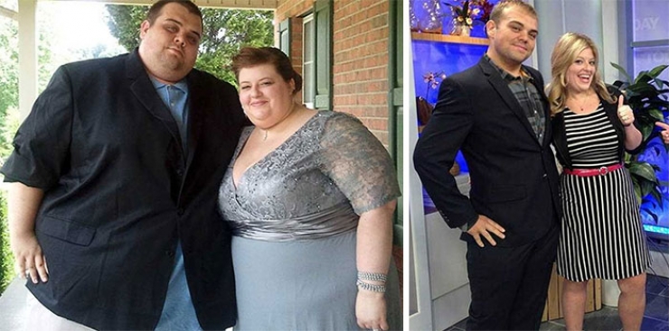 Illustration de l'article : Before and After: 15 couples who decided to lose weight together... It's inspiring!