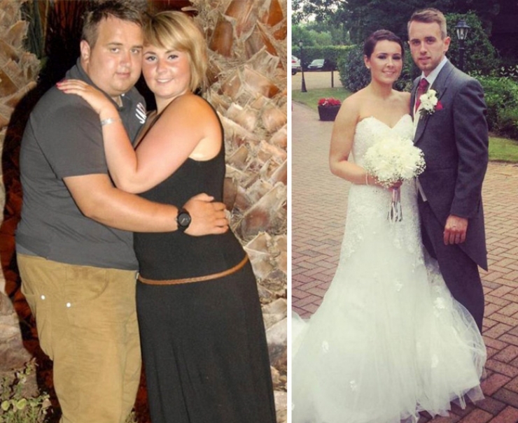 Illustration de l'article : Before and After: 15 couples who decided to lose weight together... It's inspiring!