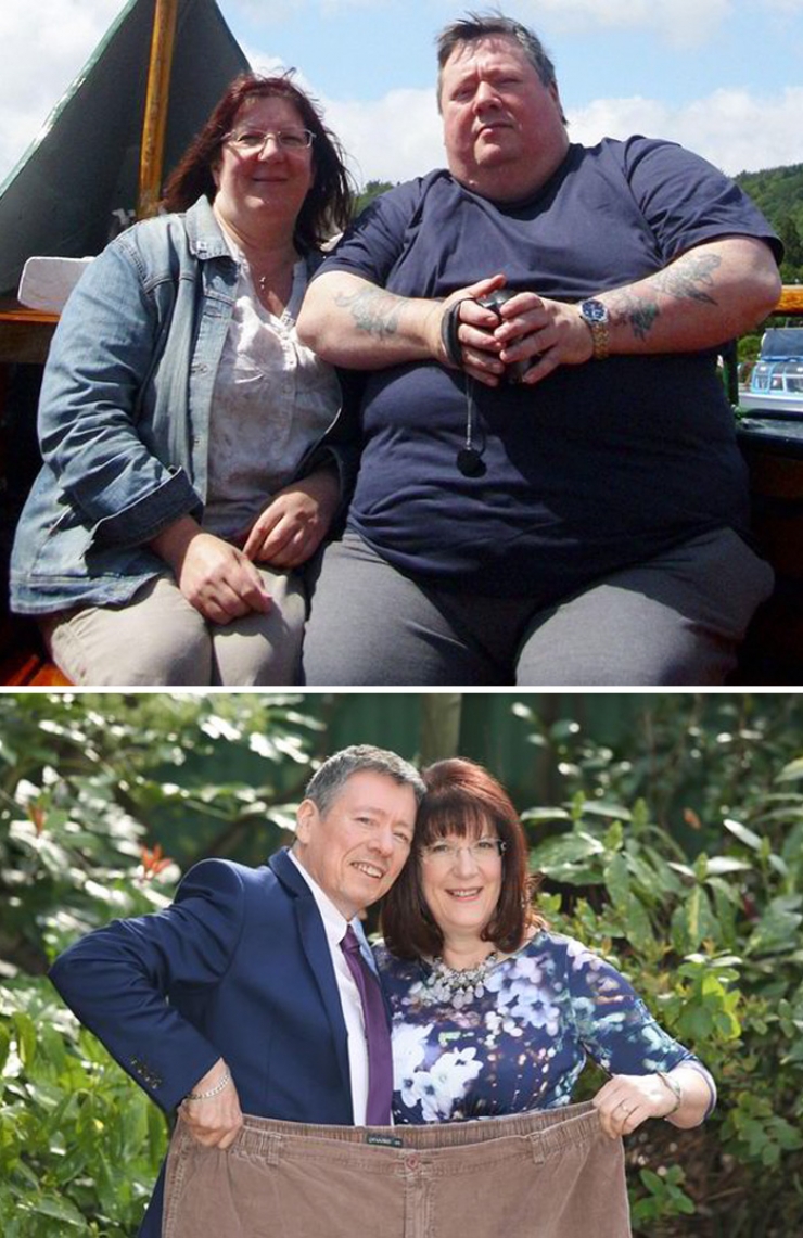Illustration de l'article : Before and After: 15 couples who decided to lose weight together... It's inspiring!