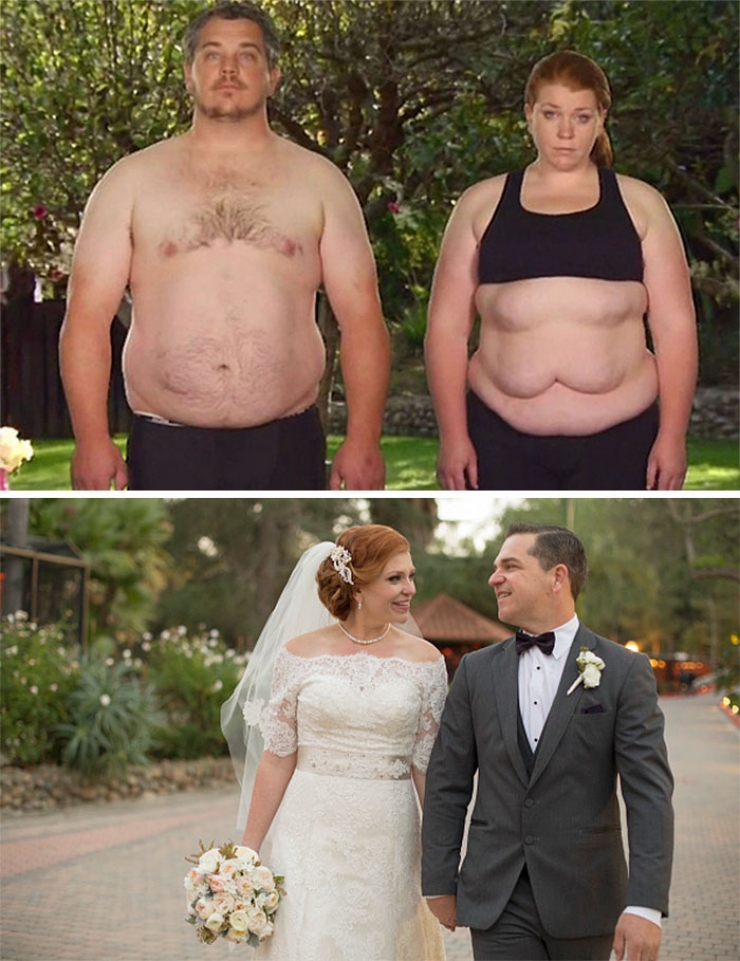 Illustration de l'article : Before and After: 15 couples who decided to lose weight together... It's inspiring!