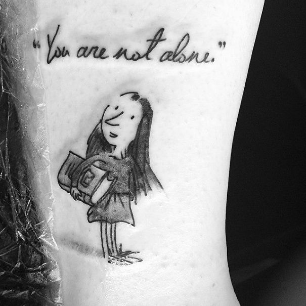 Illustration de l'article : 16 tattoos inspired by famous books