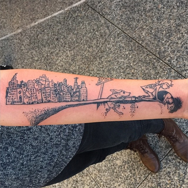 Illustration de l'article : 16 tattoos inspired by famous books
