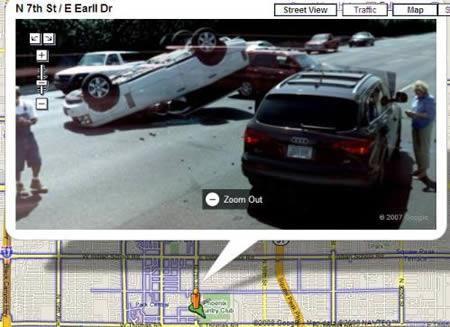 Illustration de l'article : 13 of the most unbelievable photos taken by Google Cars!