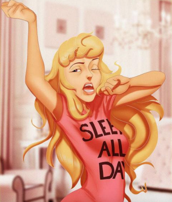 Illustration de l'article : 9 Disney princesses when they wake up!