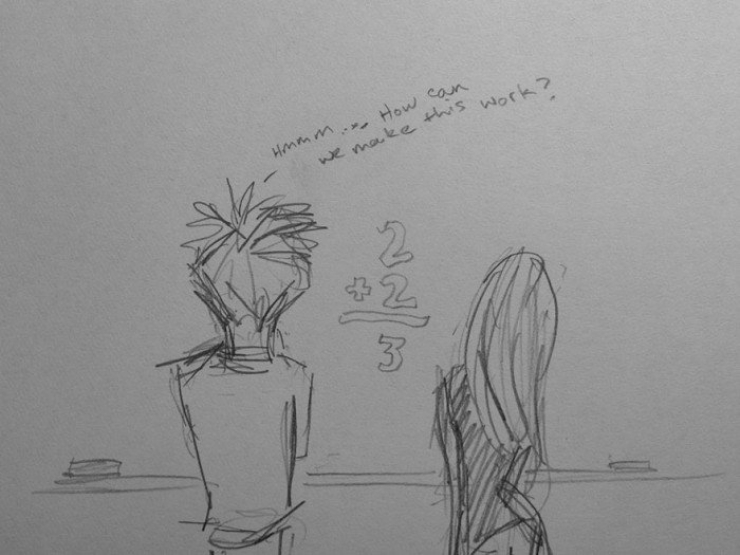 Illustration de l'article : Every day for a year, he drew each day spent with his wife...A couple's life illustrated with passion!