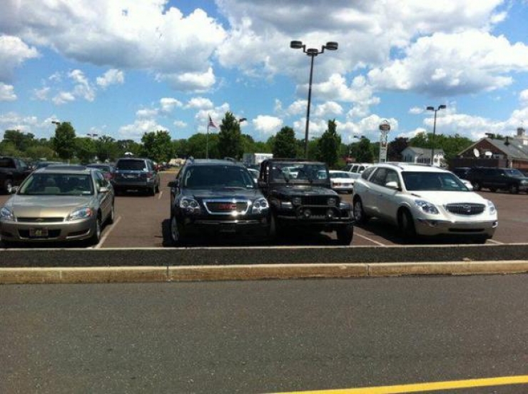 Illustration de l'article : These 14 people will never park this way again...