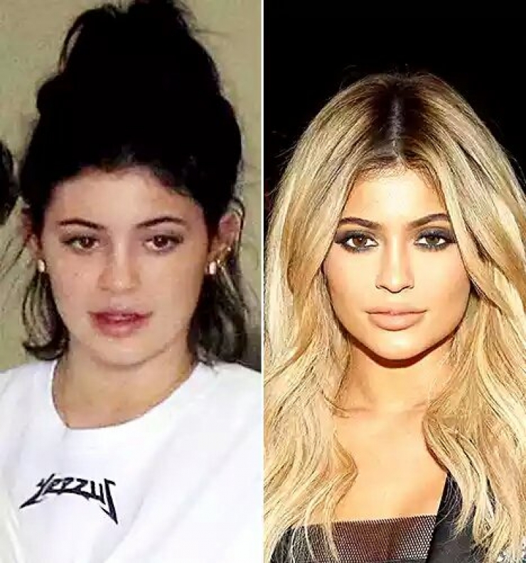 Illustration de l'article : These 20 photos of celebrities with and without makeup prove that they are like you and me...