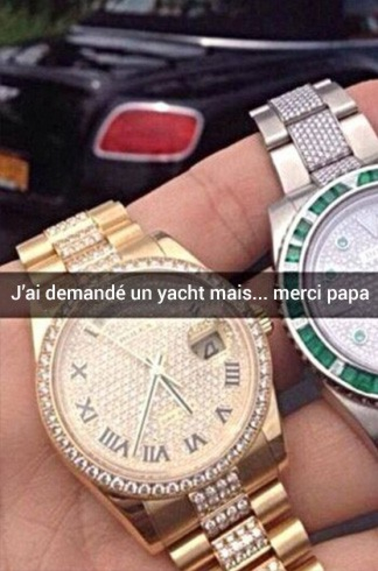 Illustration de l'article : 24 of the worst Snaps of rich and pretentious kids on the web! Does money make people crazy?