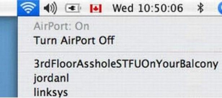 Illustration de l'article : When the WiFi name becomes a massive weapon of war between neighbors... 22 photos !