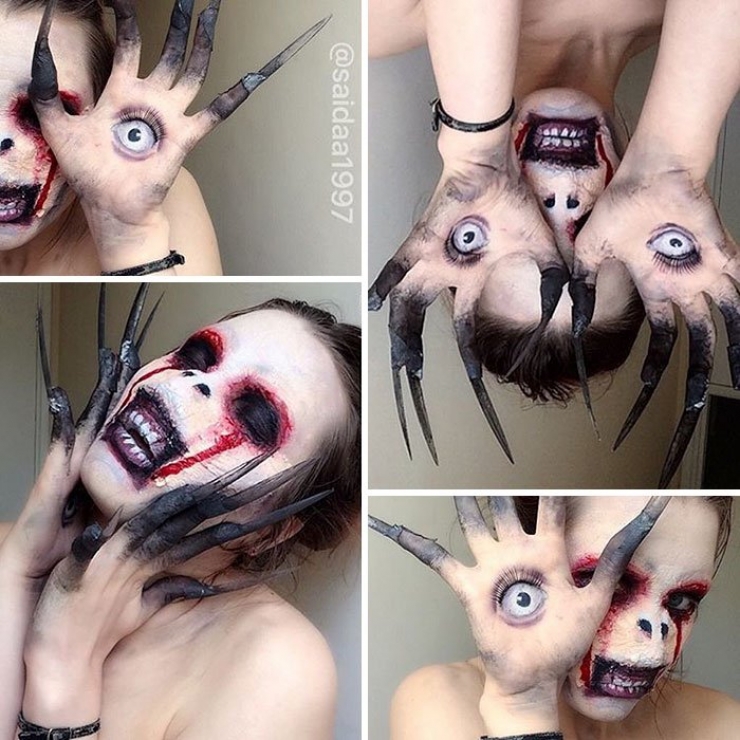 Illustration de l'article : 30 faces for the same person! This young lady’s surreal makeup is awesome!