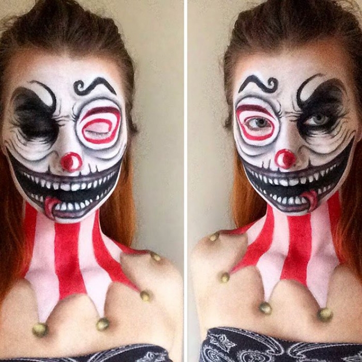 Illustration de l'article : 30 faces for the same person! This young lady’s surreal makeup is awesome!