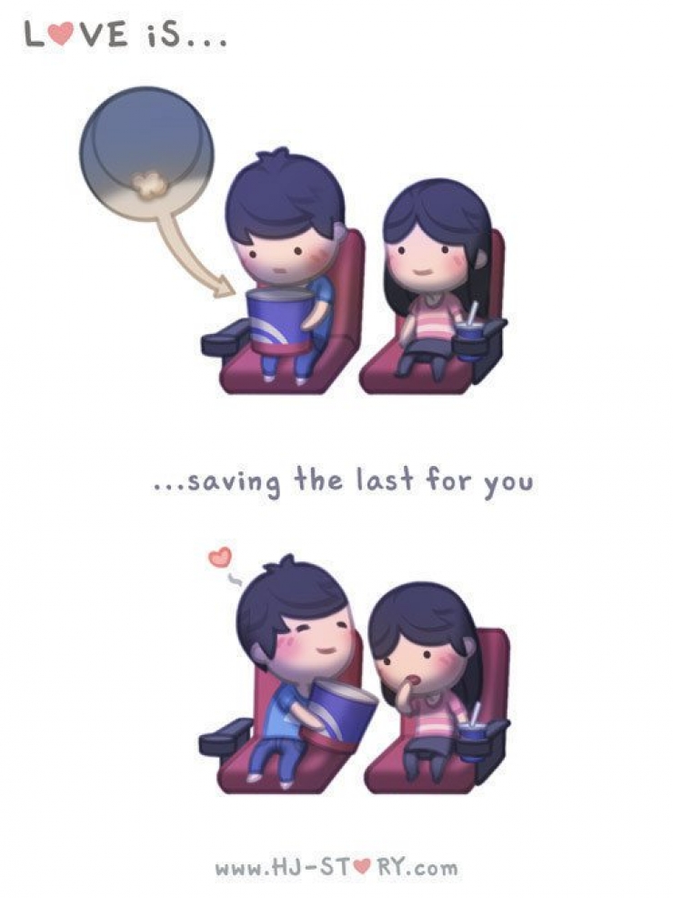 Illustration de l'article : He created these 28 illustrations to show his love for his wife... It's adorable!