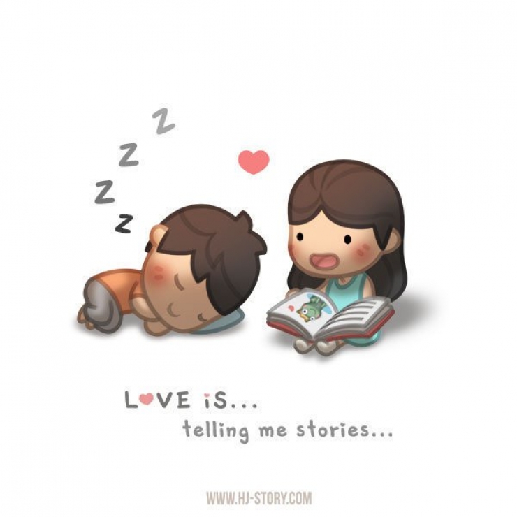 Illustration de l'article : He created these 28 illustrations to show his love for his wife... It's adorable!