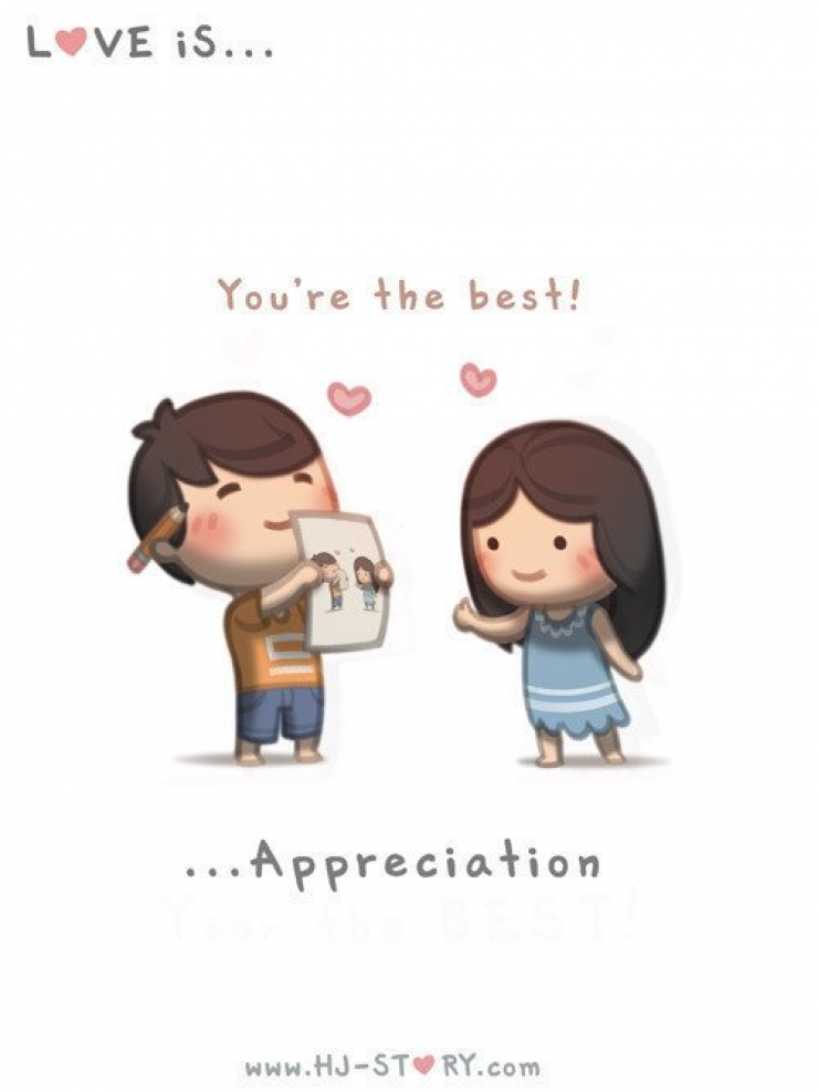 Illustration de l'article : He created these 28 illustrations to show his love for his wife... It's adorable!