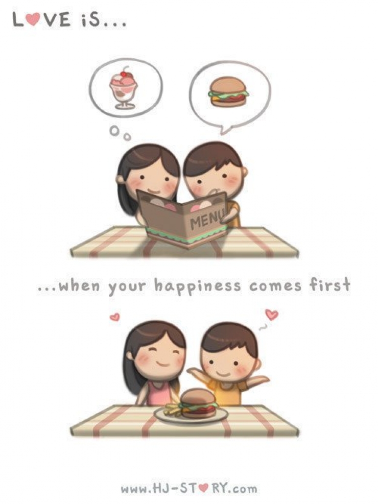 Illustration de l'article : He created these 28 illustrations to show his love for his wife... It's adorable!