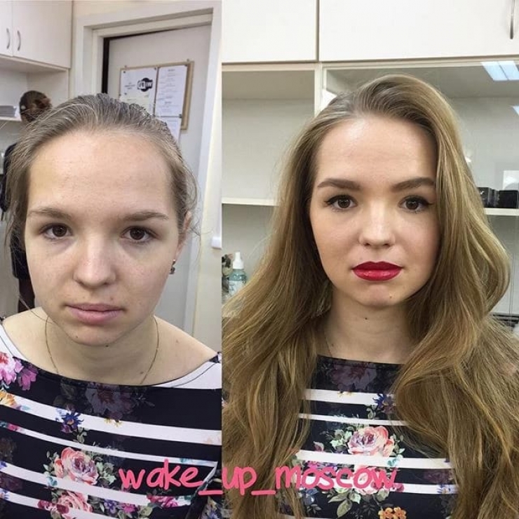 Illustration de l'article : The power of makeup in a new series of before/after photos by Goar Avetisyan!