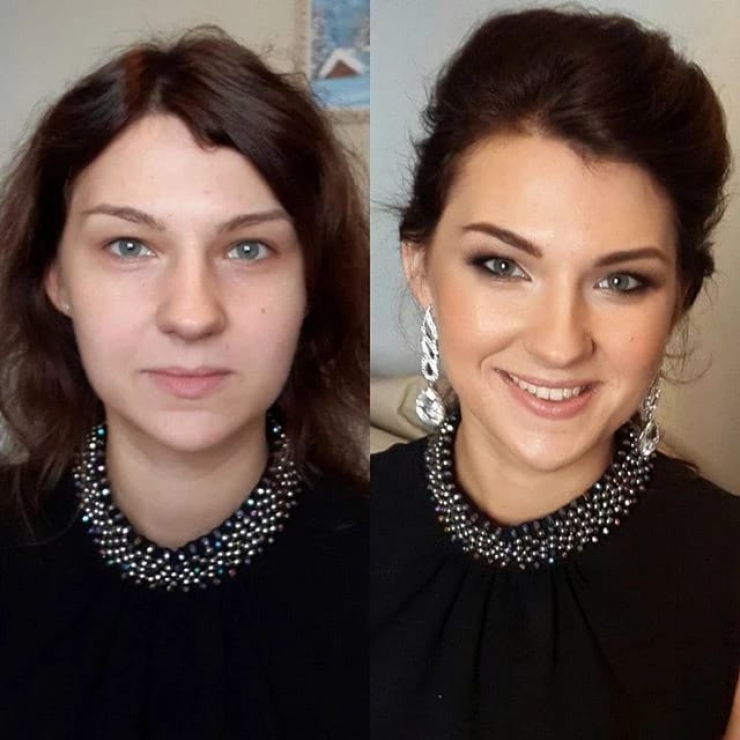 Illustration de l'article : The power of makeup in a new series of before/after photos by Goar Avetisyan!
