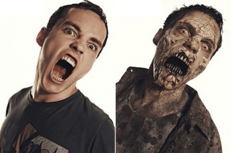 Illustration de l'article : 14 photos that show how much talent the makeup artists from The Walking Dead have