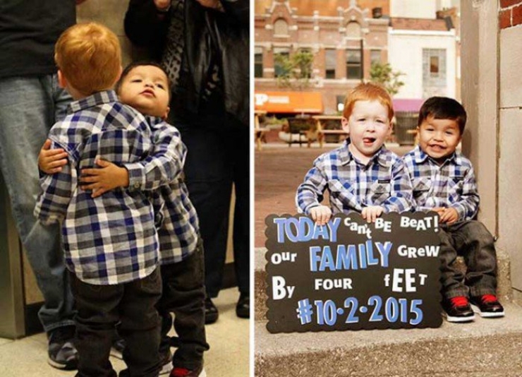 Illustration de l'article : These 15 kids have finally just been adopted. Photos that will melt your heart!