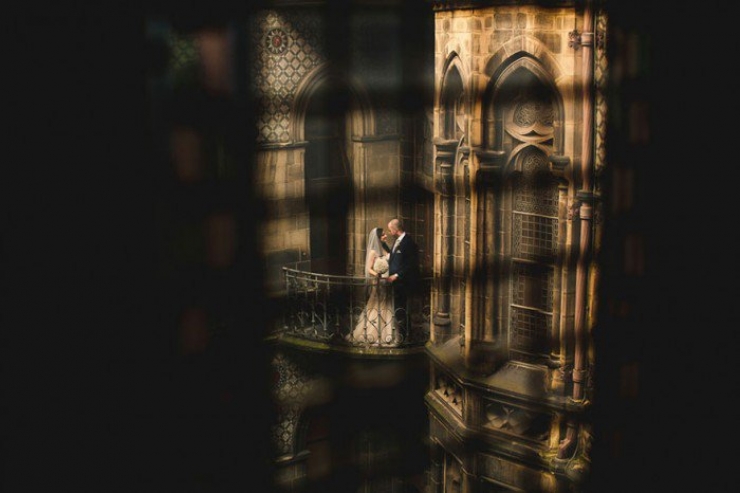 Illustration de l'article : Being big fans of Harry Potter, this couple absolutely wanted a magical wedding!