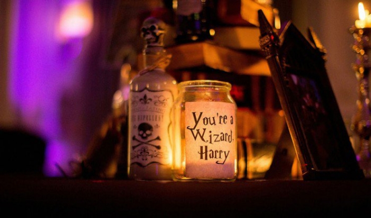 Illustration de l'article : Being big fans of Harry Potter, this couple absolutely wanted a magical wedding!