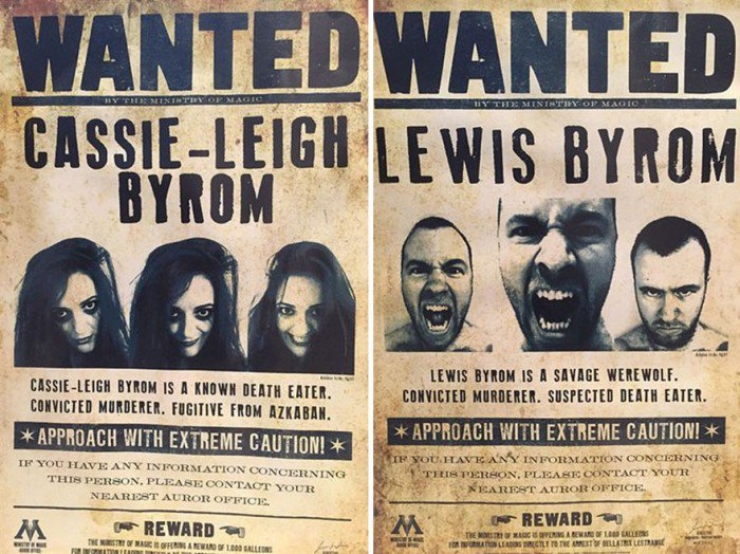 Illustration de l'article : Being big fans of Harry Potter, this couple absolutely wanted a magical wedding!