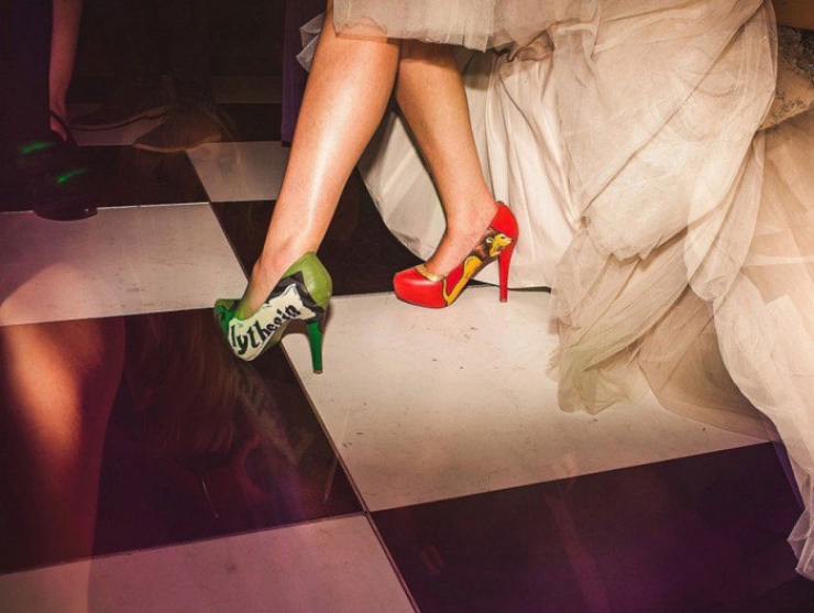 Illustration de l'article : Being big fans of Harry Potter, this couple absolutely wanted a magical wedding!