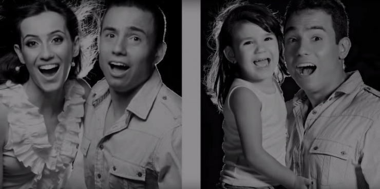 Illustration de l'article : 4 years after the death of his wife, this husband and daughter paid tribute to her, and it's moving the whole world!