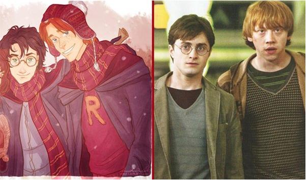 Illustration de l'article : Which of these actors looks the least like his or her character in the book?