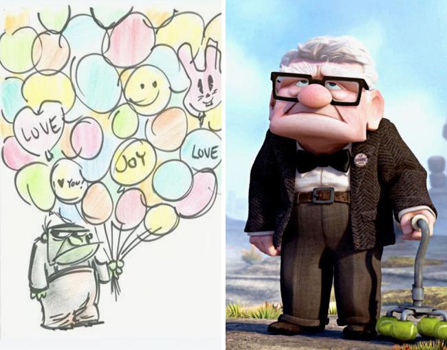 Illustration de l'article : 16 early sketches of cartoon characters from our childhood! Which ones are the most surprising?