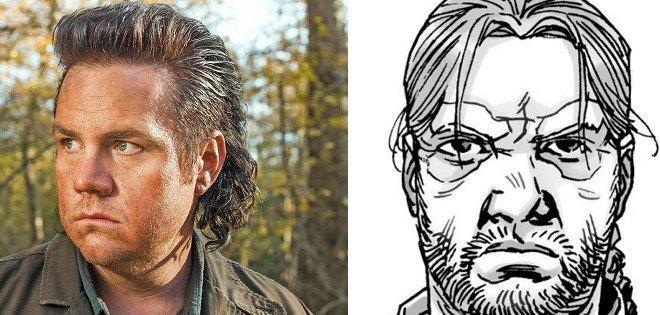 Illustration de l'article : 20 cult characters from “The Walking Dead” comparing the TV show and the comics! Which ones are the most similar?