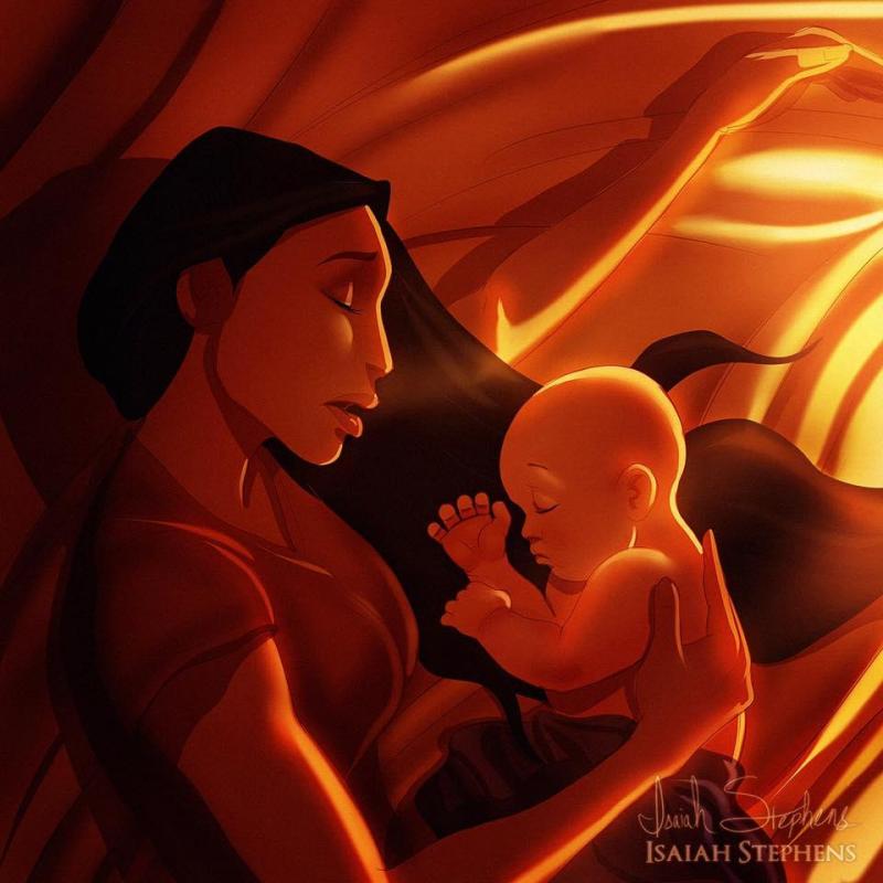 Illustration de l'article : 10 Disney princesses imagined as moms and moms-to-be! Which ones are the most adorable?