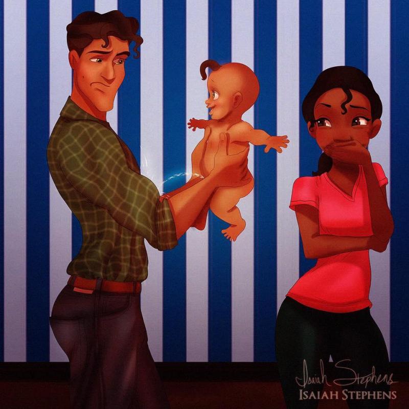 Illustration de l'article : 10 Disney princesses imagined as moms and moms-to-be! Which ones are the most adorable?