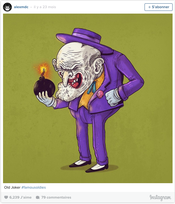 Illustration de l'article : What would our superheroes look like if they were a little older?