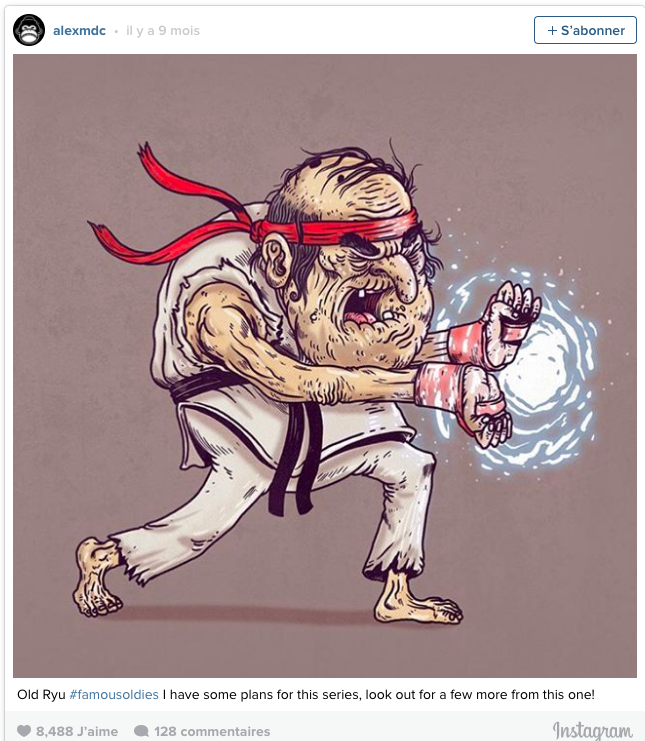 Illustration de l'article : What would our superheroes look like if they were a little older?