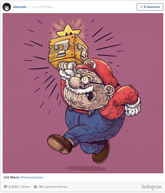 Illustration de l'article : What would our superheroes look like if they were a little older?