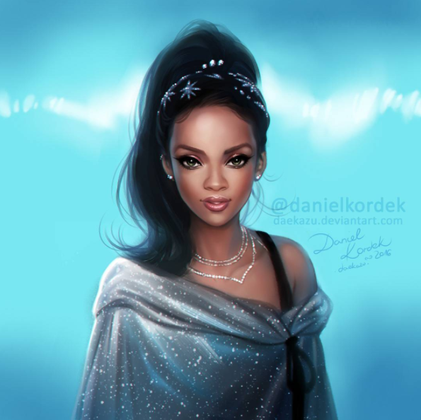 Illustration de l'article : What would some celebrities look like if they were Disney characters?