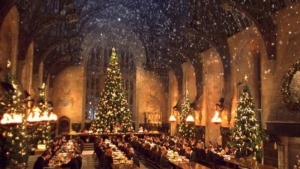 Illustration : "And what if you were offered the chance to spend Christmas at Hogwarts?"