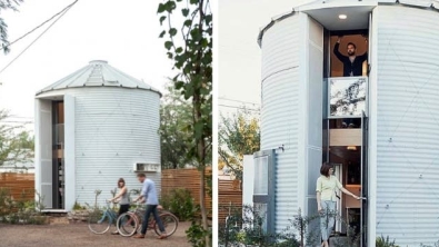 Illustration : "An architect, he transformed a grain silo into a house that's really worth a visit..."