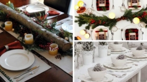 Illustration : "Here are 20 ideas for decorating the Christmas table...#3 is amazing!"