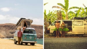 Illustration : "These 5 couples dropped everything to go road tripping in just a van... Some pictures that will make you want to do the same!"