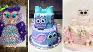 Illustration : "15 incredible cakes inspired by owls... "Who" comes up with such great things?"