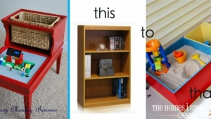 Illustration : "12 old things and junk that were recycled into children's toys"