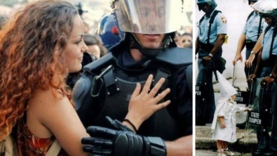 Illustration : Here are 29 beautiful and rare moments when man chose humanity over violence...