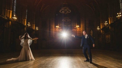 Illustration : Being big fans of Harry Potter, this couple absolutely wanted a magical wedding!