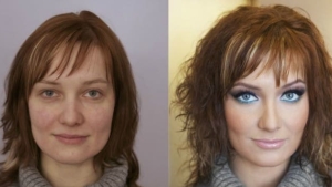 Illustration : "With and without! It's crazy what makeup can do... 17 photos!"