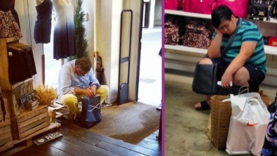 Illustration : 20 photos proving that the majority of men don’t like to shop...