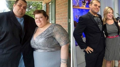 Illustration : "Before and After: 15 couples who decided to lose weight together... It's inspiring!"